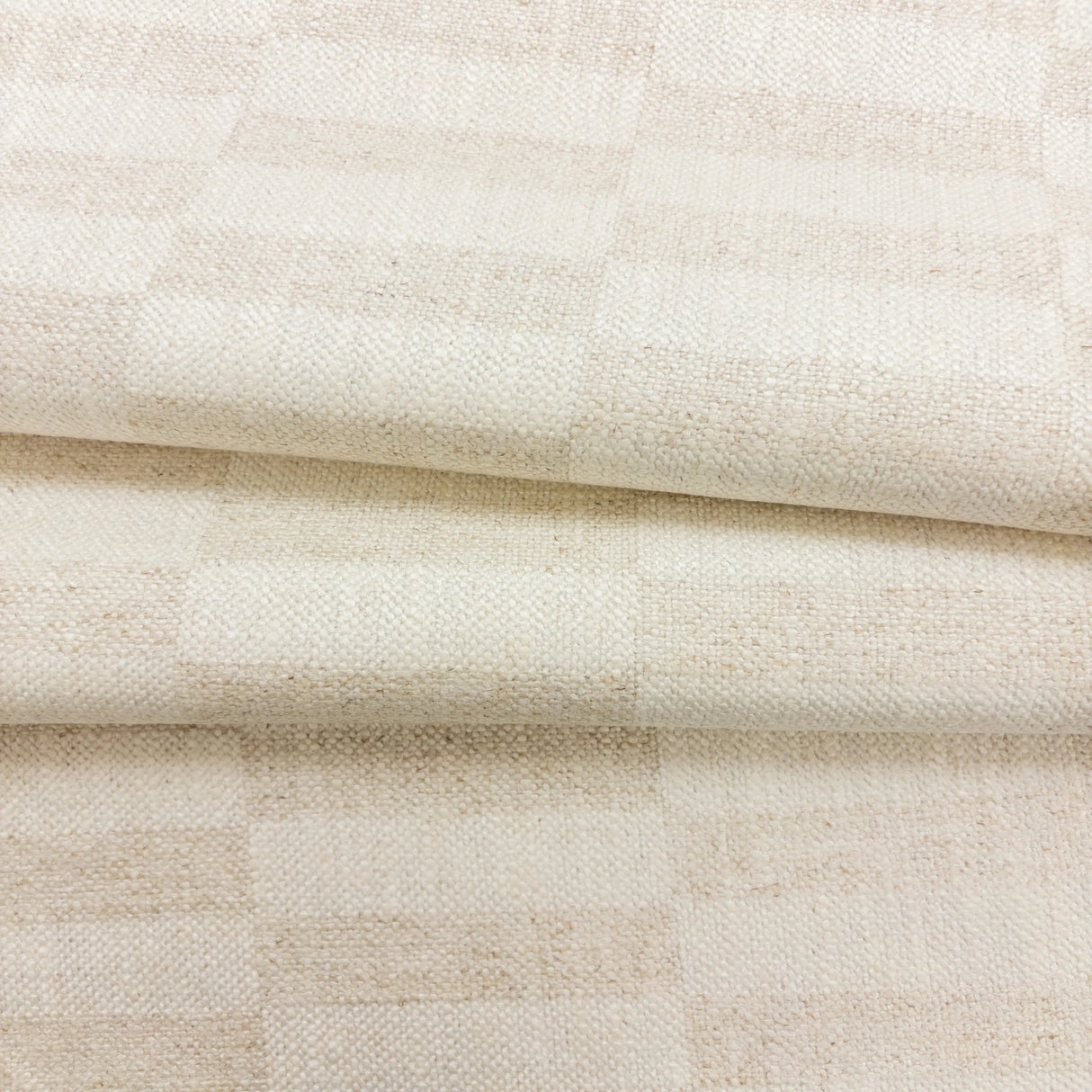 Sora Plaid Fabric, Flax HomeStyle Fabrics