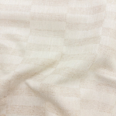 Sora Plaid Fabric, Flax HomeStyle Fabrics