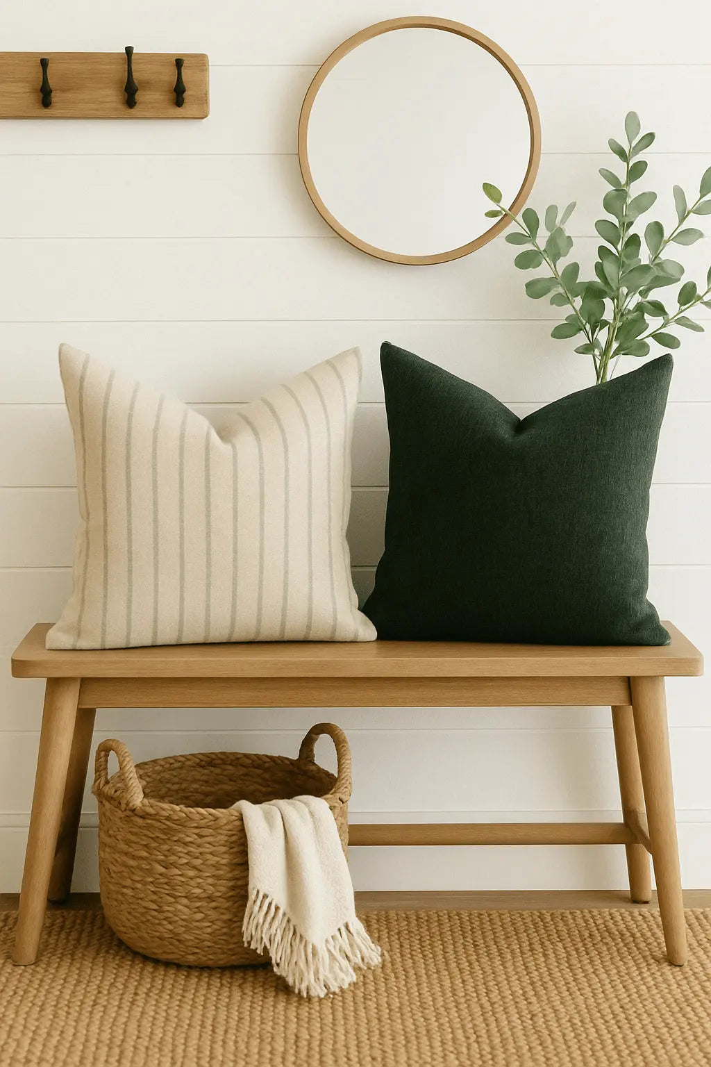 Damon Chenille Pillow Cover, Forest - HomeStyle Fabrics