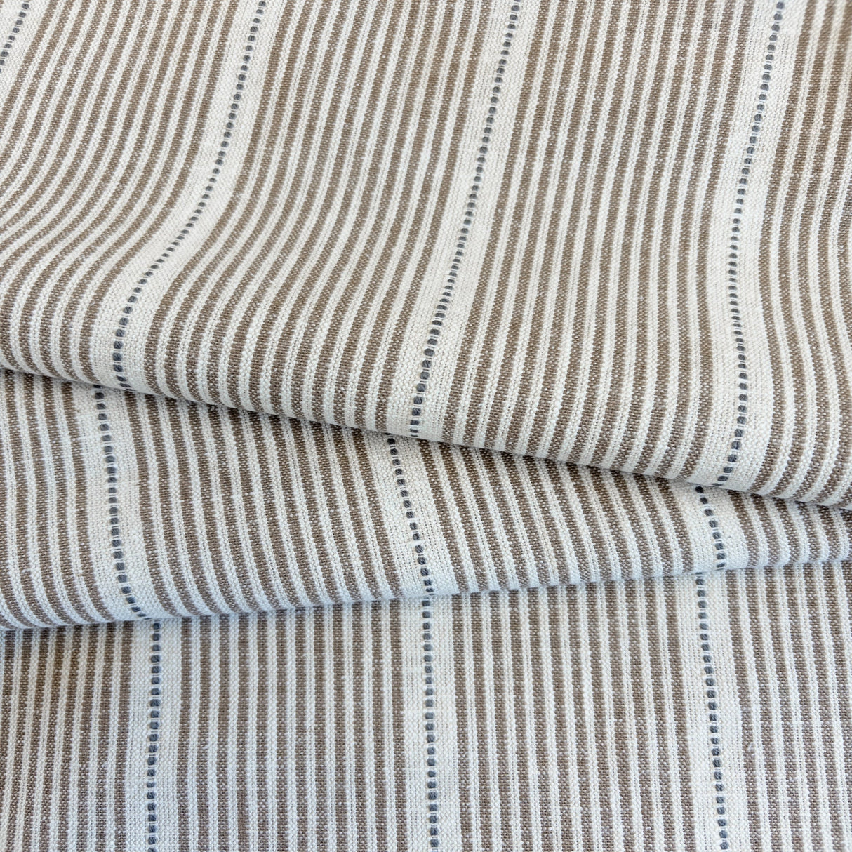 Isla Stripe Fabric, Butterscotch - HomeStyle Fabrics