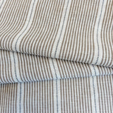Isla Stripe Fabric, Butterscotch - HomeStyle Fabrics