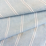 Isla Stripe Fabric, Cornflower - HomeStyle Fabrics