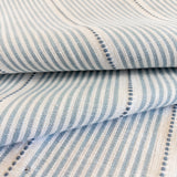 Isla Stripe Fabric, Cornflower - HomeStyle Fabrics