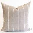 Isla Stripe Pillow Cover, Butterscotch - HomeStyle Fabrics