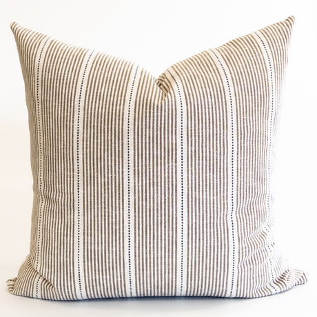 Isla Stripe Pillow Cover, Butterscotch - HomeStyle Fabrics