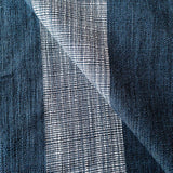 Porter Stripe Fabric, Denim - HomeStyle Fabrics