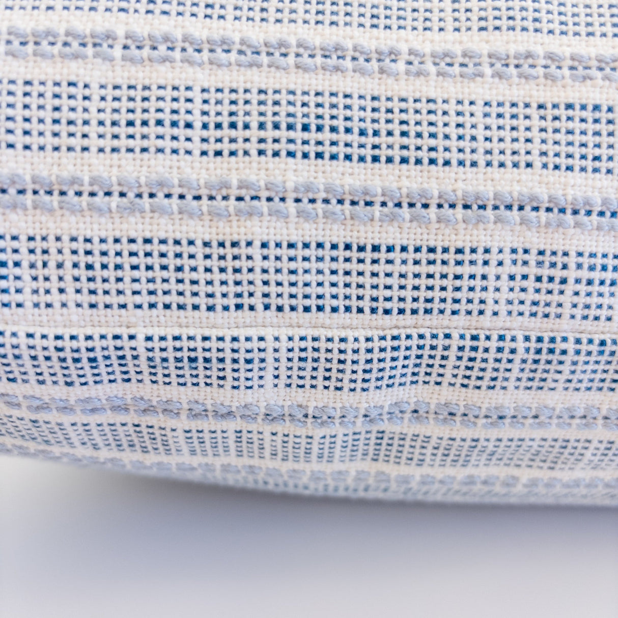 Sailor Stripe Pillow Cover, Chambray - HomeStyle Fabrics