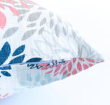 Bailey Floral Pillow Cover, Coral - HomeStyle Fabrics