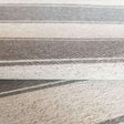 Beckett Awning Stripe Fabric, Smoke Gray - HomeStyle Fabrics