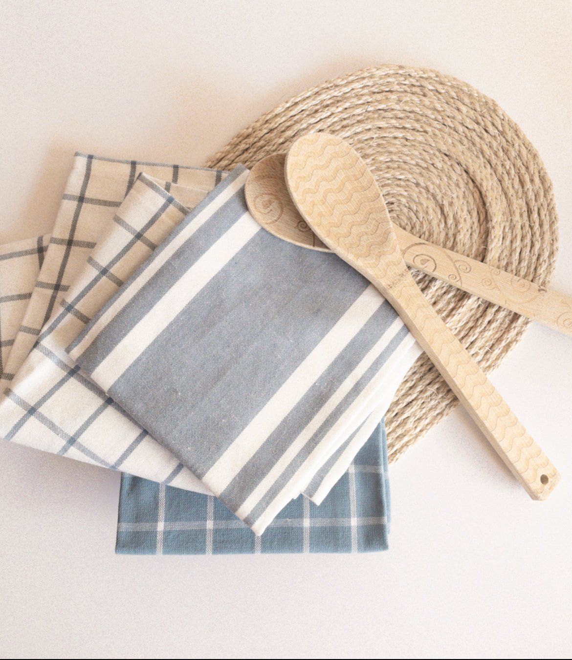 Beige Check Farmhouse Kitchen Towels – HomeStyle Fabrics