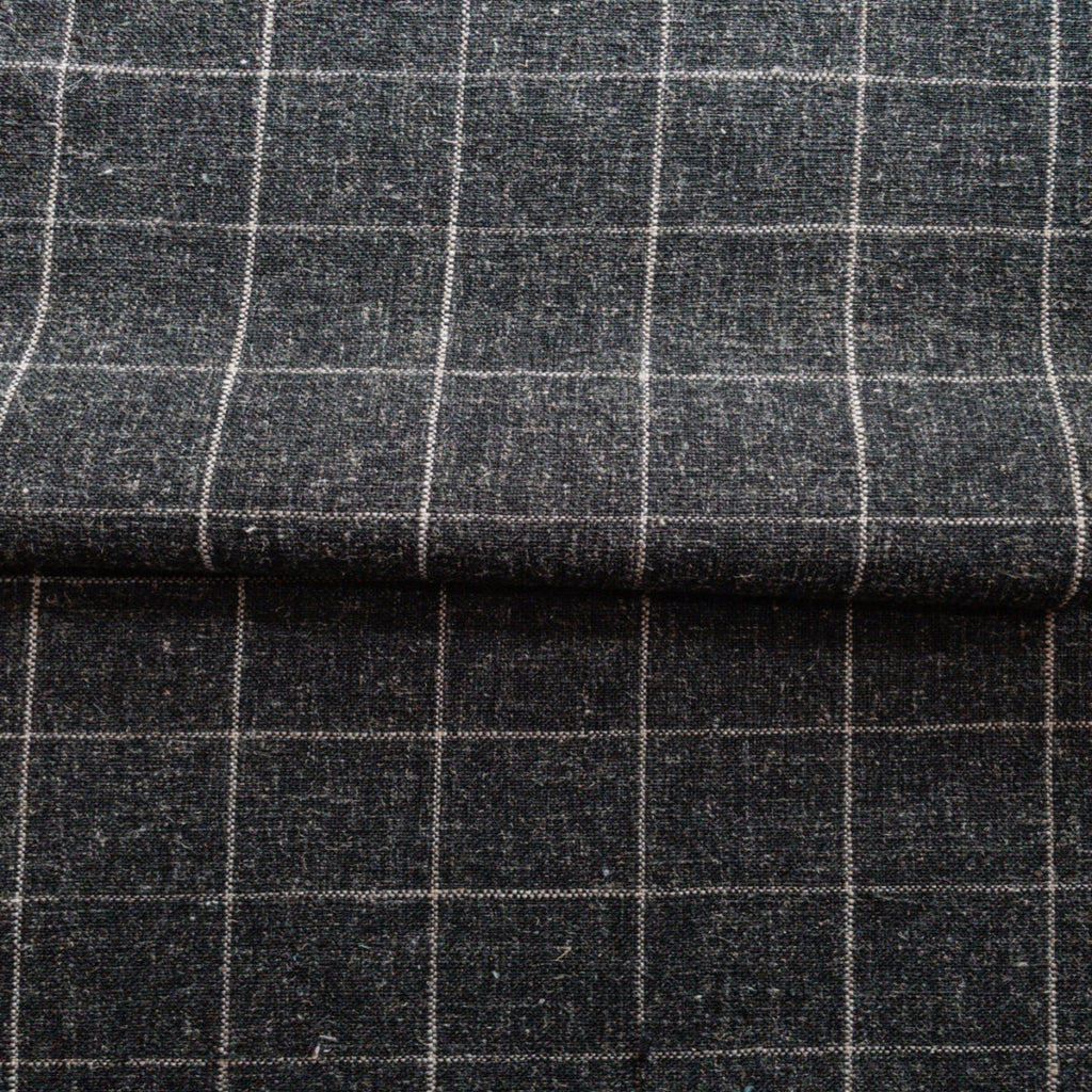 Camden Check Fabric, Sable - HomeStyle Fabrics