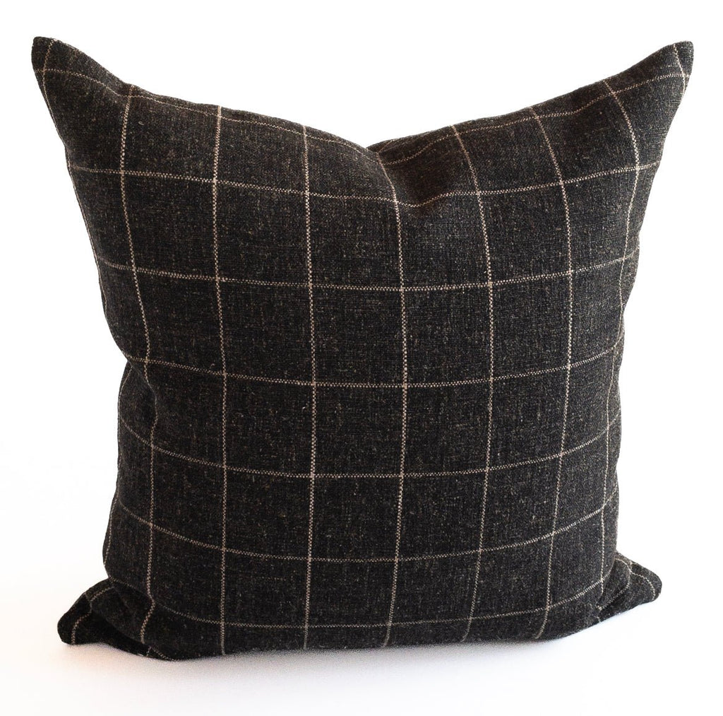 Camden Plaid Pillow Cover, Sable - HomeStyle Fabrics