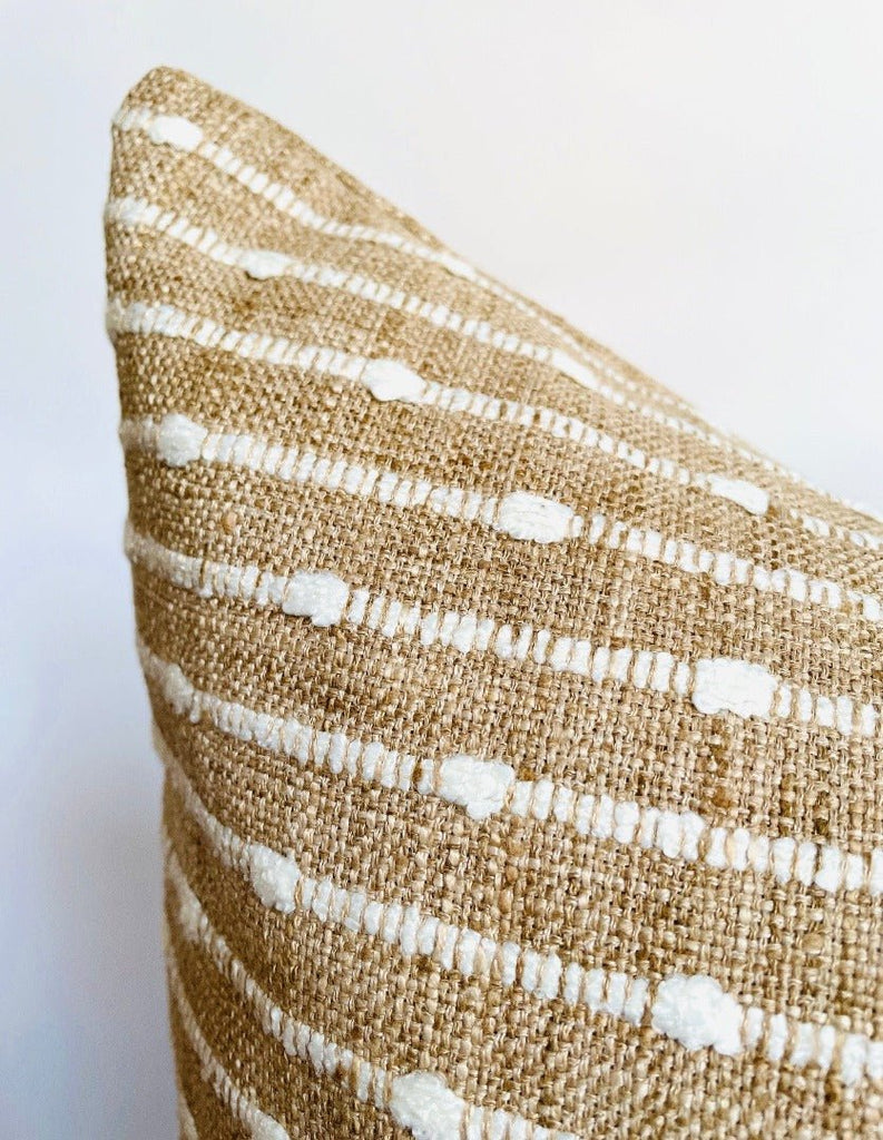 Dalia Stripe Pillow Cover, Harvest - HomeStyle Fabrics