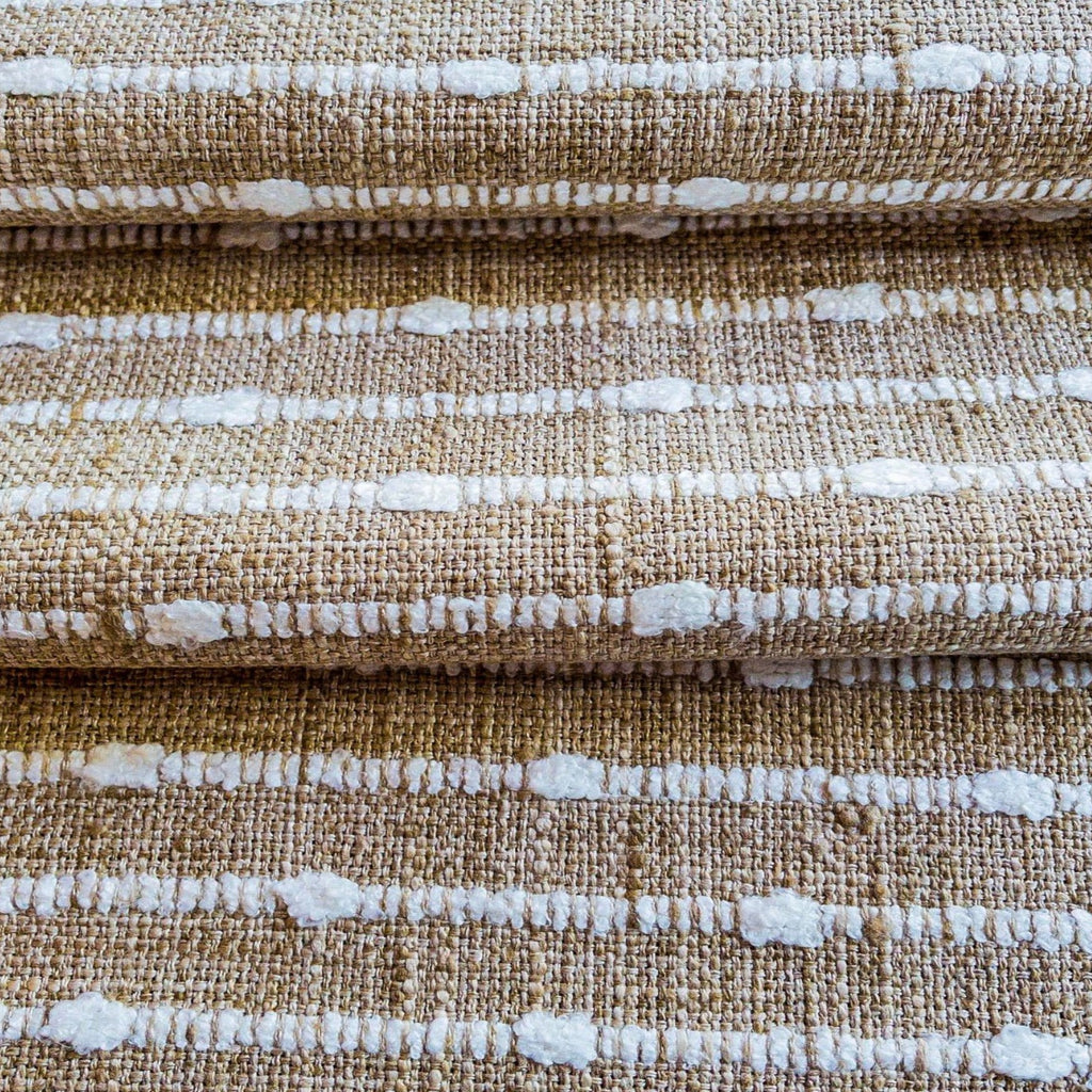 Dalia Textured Stripe Fabric, Harvest - HomeStyle Fabrics