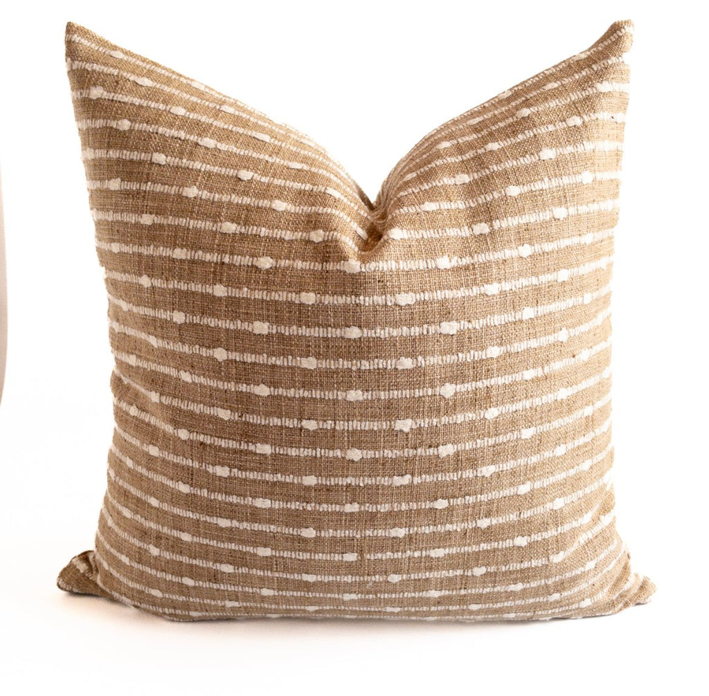 Dalia Textured Stripe Fabric, Harvest - HomeStyle Fabrics