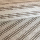 Fallon Ticking Stripe Fabric, Sand - HomeStyle Fabrics