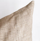 Finley Textured Throw Pillow, Oatmeal - HomeStyle Fabrics