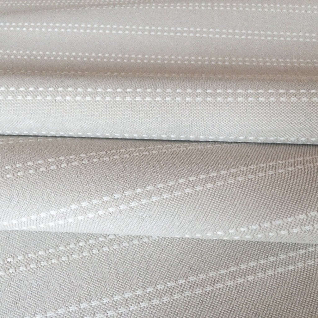Silas Striped Indoor/ Outdoor Fabric , Hemp - HomeStyle Fabrics